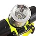 Reiled CREE L2 1200 Lumen Waterproof Safety Headlamp Used for Diving Swimming Hiking Camping Hunting Fishing Underwater Head Light Flashlight with 18650, 18650 Charger, Portable Case, 3AAA Holder