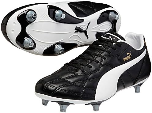 Black metal stud football boots Clearance