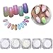 NICOLE DIARY 5 Box Pearl Powder Chrome Pigment Dust Pretty Gradient Powder Nail Art Decoration