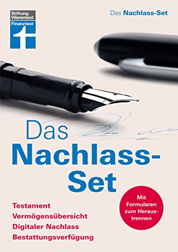 Download Das Nachlass Set Testament Vermogensubersicht Digitaler Nachlass Bestattungsverfugung Pdf Stiftung Warentest Puilepwati