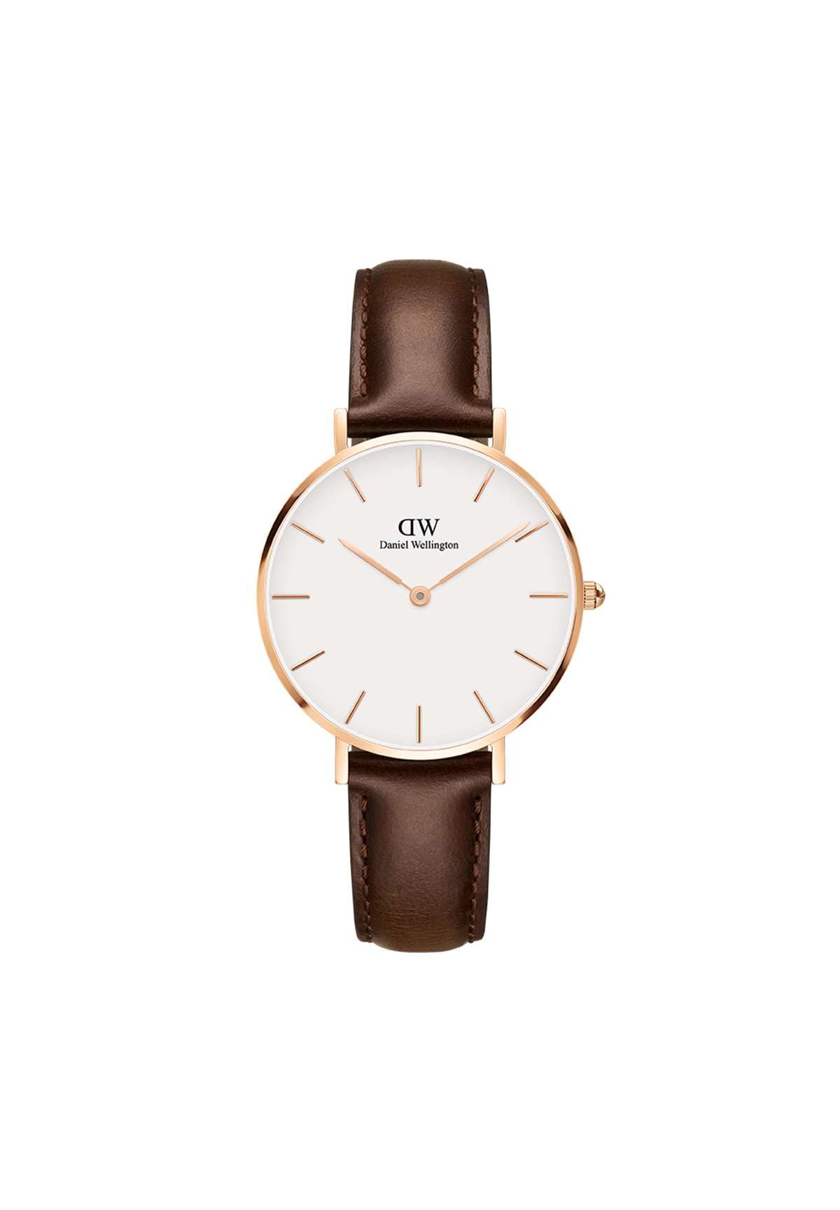Daniel Wellington Ladies Brown Petite Bristol Watch DW00100171