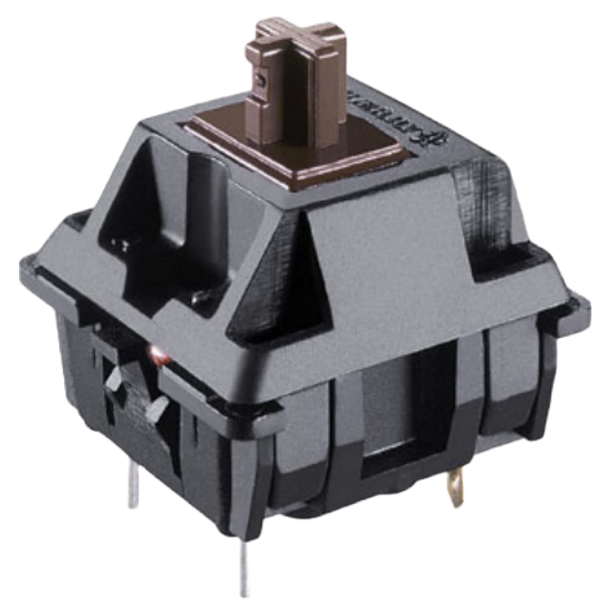 Cherry MX Key Switches for Mechanical Gaming Keyboards | Plate Mounted | MX1AG1NN (Cherry Brown, 65 Pcs)