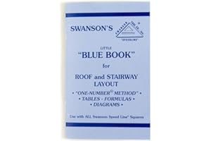 SWANSON TOOL CO., INC Swanson Tool P0110 Little Blue Book of Instructions For Roof & Stairway Layout