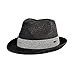 Siggi Panama Straw Summer Fedora Beach Trilby Sun Hats Short Brim For Men
