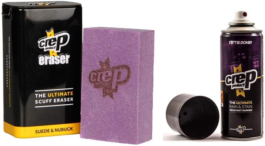 Crep Protect Cure Kit, Ultimate Rain & Stain Shoe Spray (Bundle Gift Packs) (One Size, Spray+Eraser)