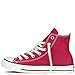 Converse Chuck Taylor All Star Seasonal Canvas High Top Sneakers Red White Mens 10