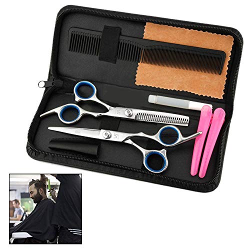 Xrten Professional Salon Hair Scissors Set, Hairdressing Thinning Scissors Tools With Bag for Cutting