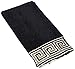 Avanti Linens Eternity Fingertip Towel, 11 by 18-Inch, Black