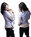 Best Baby Carrier Sling Wrap for Moms - Original Grey Cotton Quality Material - Comfortable, Durable, Fashionable - For Mothers with Infant Newborn to 35lbs Babies - Shower Gift - By Belephant Baby