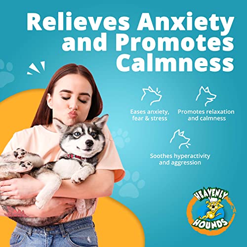 Heavenly Hounds Peanut Butter Chews Anxiety Relief for Dogs Natural