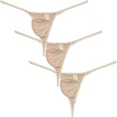 RSSXBO Men See-thru Thong Underwear Sheer Mesh Tangas String T-back | show much, see-through, sheer mehs, soft &amp; stretch,quick dry,bulge enhancer