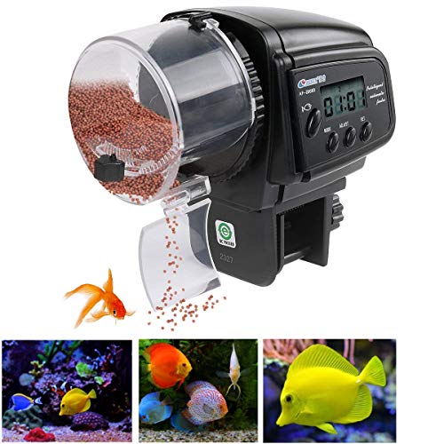 UStyle Automatic Fish Feeder,Fish Feeder for Aquarium Auto Fish Food Timer Feeder for Fish Tank Food Dispenser for Small Fish,Tropical Fish,Gold Fish
