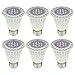 LEDwholesalers UL PAR20 Dimmable LED Spot Light Bulbs with Interchangeable Wide Angle Flood Lens 8-Watt,Warm White,Pack of 6,1330WWx6