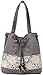 ArcEnCiel Canvas Tote Bag for Women Shoulder Purse Beach Handbags Work Travel Shopping Pack (Gray)