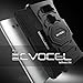 Evocel New Generation Series Phone Case Compatible with V30 with Belt Clip Holster and Kickstand, Black