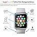 [2-Pack] for Apple Watch Series 2 38 mm (2016 Release) - SuperGuardZ Tempered Glass Screen Protector, 9H, 0.3mm, 2.5D Round Edge, Anti-Scratch, Anti-Bubble, Shatterproof