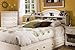 South Shore Summer Breeze Bookcase Headboard White Wash, Coastal