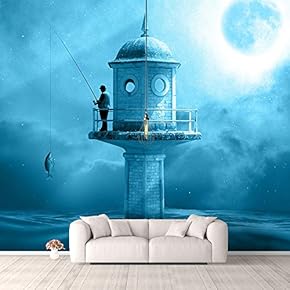 Wall Murals for Bedroom Fantasy View Mystery Collage Removable Wallpaper Peel and Stick Wall Stickers - 66x96 inches