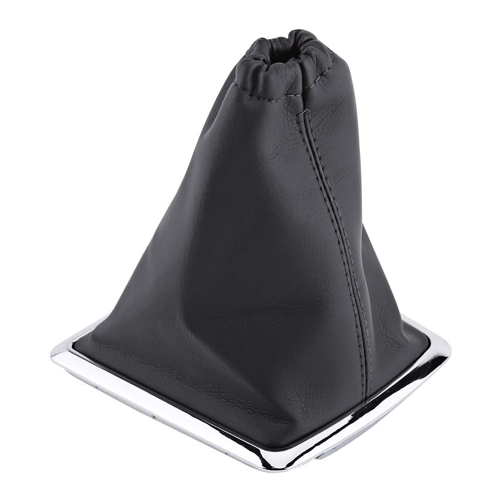 Aeloa Gear Boot Cover-Gear Shift Knob Car Stick Gaiter Boot PU Leather Dust Cover Replacement Compatible with Focus 2005-2012