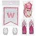Pink and White Baby Shower Decorations for Girls - Balloons, Balloon Ribbon, Banners, Baby Bottle Garlands | Preassembled Party Supplies and Decorations for Expecting Moms