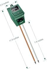 Sonkir MS02 3-in-1 Soil Moisture Light pH Tester Green Gardening Tool Kit view 6
