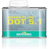 Motorex 300287 Hydraulic Brake and Clutch Systems Dot 5.1 Brake Fluid, 0.25 Liters