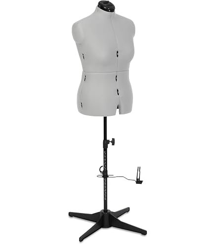 Amazon.com: Dritz Twin-Fit Adjustable Dress Form Large, Sizes US 18–22,  Female Sewing Mannequin with Pinnable Body Torso, 13 Dials for Accurate  Fitting & 360 Hem Guide : Arts, Crafts & Sewing