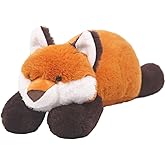 ARELUX Soft 18in Red Fox Stuffed Animals: Fox Plush Cute Cuddly Body Pillow Hug Sleeping Fluffy Wild Animal Toys Bed Decor Plushie Doll Friends Family Member