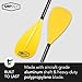 Alloy SUP Paddle - 3 Piece Adjustable Stand Up Paddle Board Paddles - Floating Paddleboard Paddle with Aluminum Shaft & Nylon Blade - Explorer Paddleboarding Series