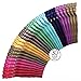 Ribbon Hair Bands No Tangle No Crease Ties - Rainbow Color 30 Pack