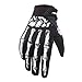RIGWARL Winter Gloves Skeleton Zombie Bones Design Windproof Waterproof Riding Biking Climbing Motorcycling Cycling Working Gardening (XL, Black)