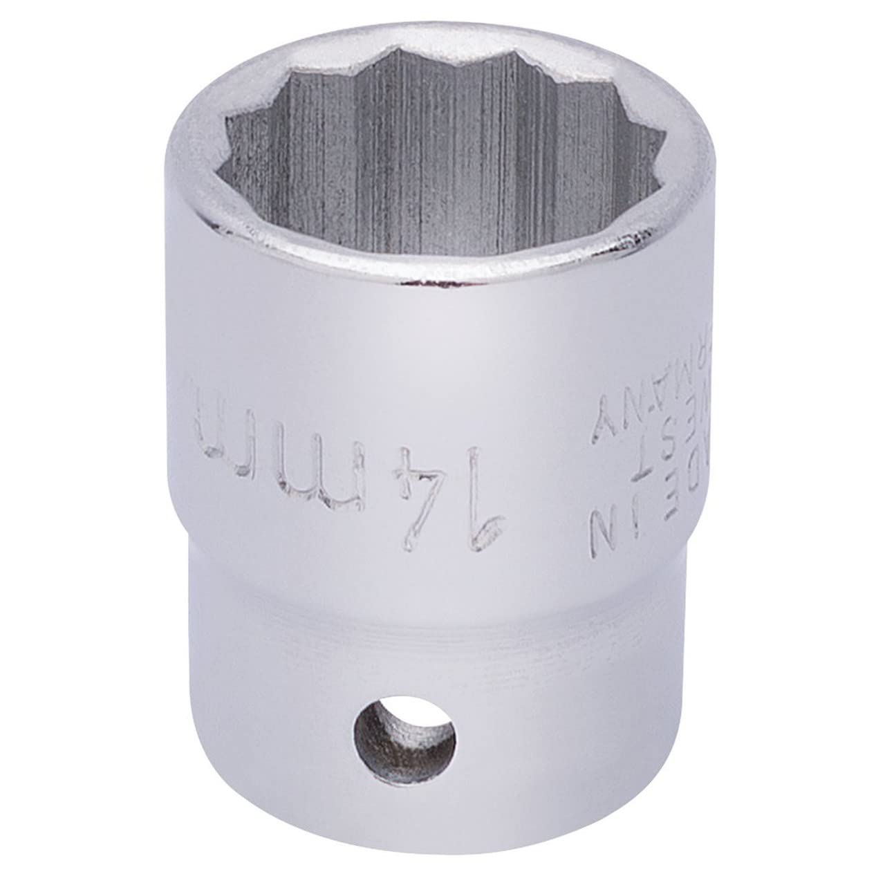 Draper 25903 Elora Bi-Hexagon Socket, 3/8" Square Drive, 14mm โ image 1