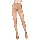 MeMoi Bodysmoothers Sheer Tights, Control Top Tights for Women, Breathable and Comfortable Shapewear - Sizes Small to Q2