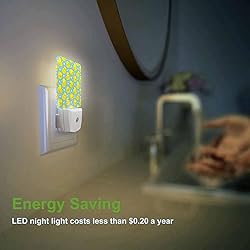 Chrobak LED Night Light,Yellow Rubber Ducks Pattern