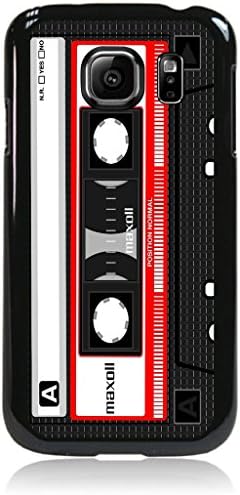 Cassette- Lea Elliot TM Hard Black Plastic Snap On Case Compatible with the Samsung Galaxy s8 Plus