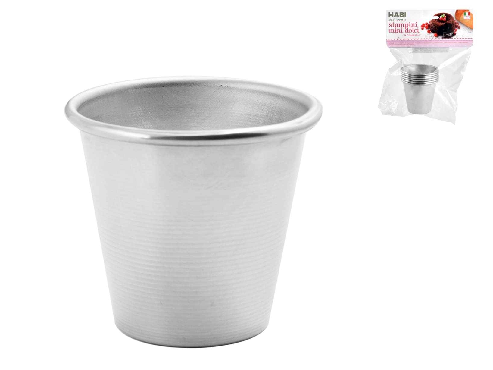 HABI Art172 6 x 6 cm Aluminium Baby Mould