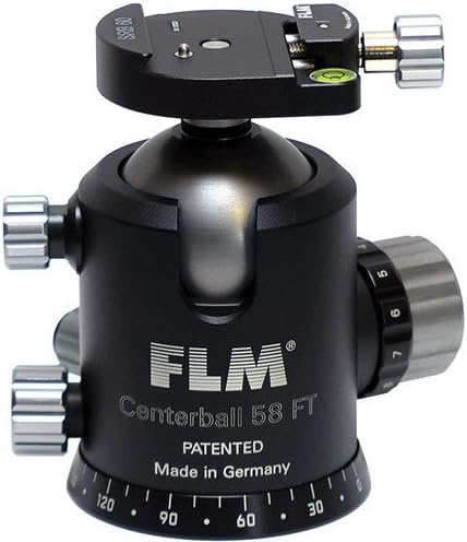 FLM CB-58FTR Professional FT Series Ball Head with SRB-60 60mm Arca Compatible QR Clamp