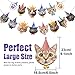 Cat Faces Birthday Banner Cat Birthday Garland Kitties Birthday Party Bunting Decoration for Cat Theme Party Baby Shower