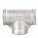 ProMaker Brewing 2Pcs Stainless Steel 304 Cast Tee Pipe Fitting Class 150 1/2