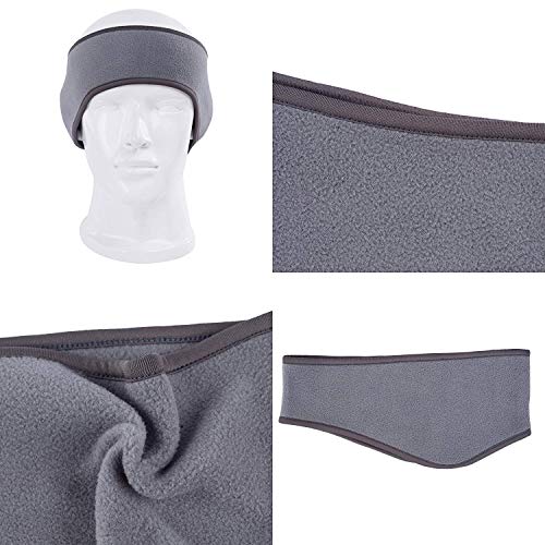 Enthur Ear Warmer Headband, Fleece Winter Headband Sports Headband for Daily Wear, Outdoor Use, Sports, Running, Skiing 3 Pieces