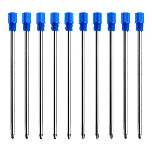 ChaoQ 2.75 in ( 7cm ) Replaceable Ballpoint Pen Refills for Swarovski Pen and other Brand Diamond Crystal Stylus ( Pack of 10 Blue Ink ) - Thumbnail 3