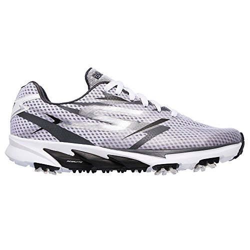 Skechers Performance Men's Go Golf Blade Golf Shoe,White/Charcoal,9.5 M US