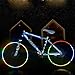 AM Safety Reflective Warning Lighting Sticker Adhesive Tape Roll Strip. for Beautify Bicycle Bike Decoration (Blue)