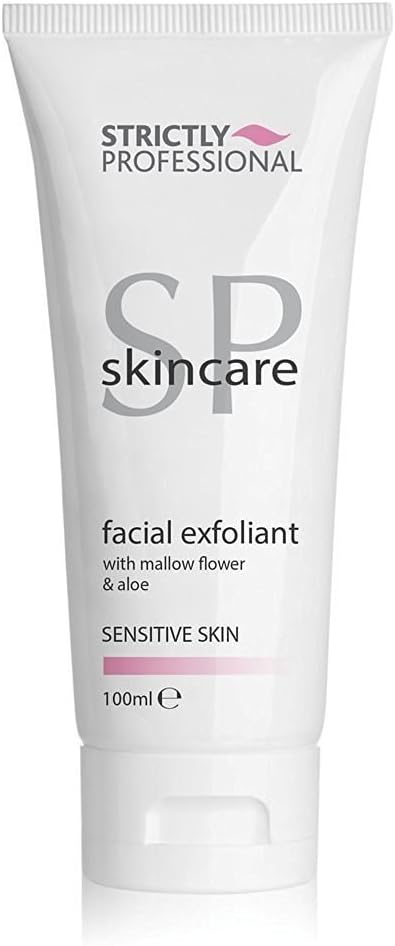 Strictly Professional Facial Exfoliant for Sensitive Skin 100ml, Gentle Face Scrub for Delicate Skin