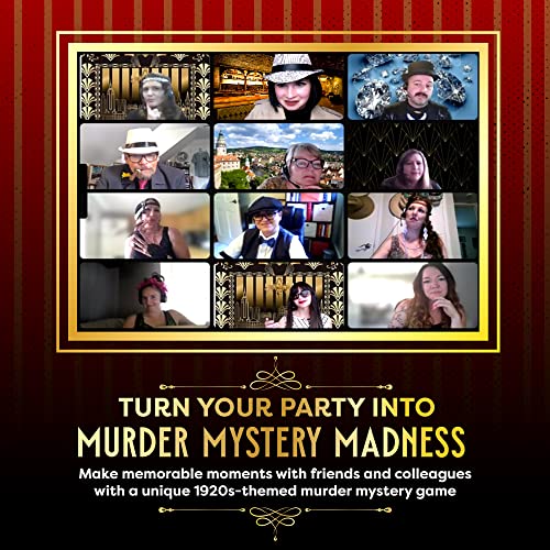 Roaring 20s Murder by Bathtub Gin 1920s Themed Murder Mystery Game