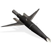 Swhacker #202 Mechanical Broadheads 125 Grain, 2-Blade Expandable Broadhead, 2.25" Cut, Patented Two-Slice Technology, Archery Hunting Broadheads for Compound Bow &amp; Crossbow, 3 Pack