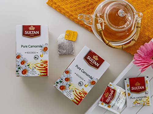 SULTAN TEA Reine Kamille, Marokkanische Kräutertees (Packung mit 2-40 Teebeuteln) – Bild 6