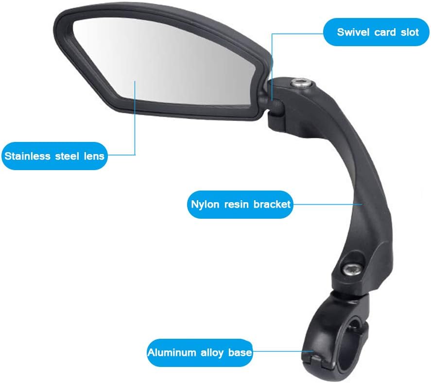 Supporto Specchio Per Manubrio Moto 10mm ICTRONIX - Adattatore Universale Cromato Per Bici E Motocicli - Foto 6