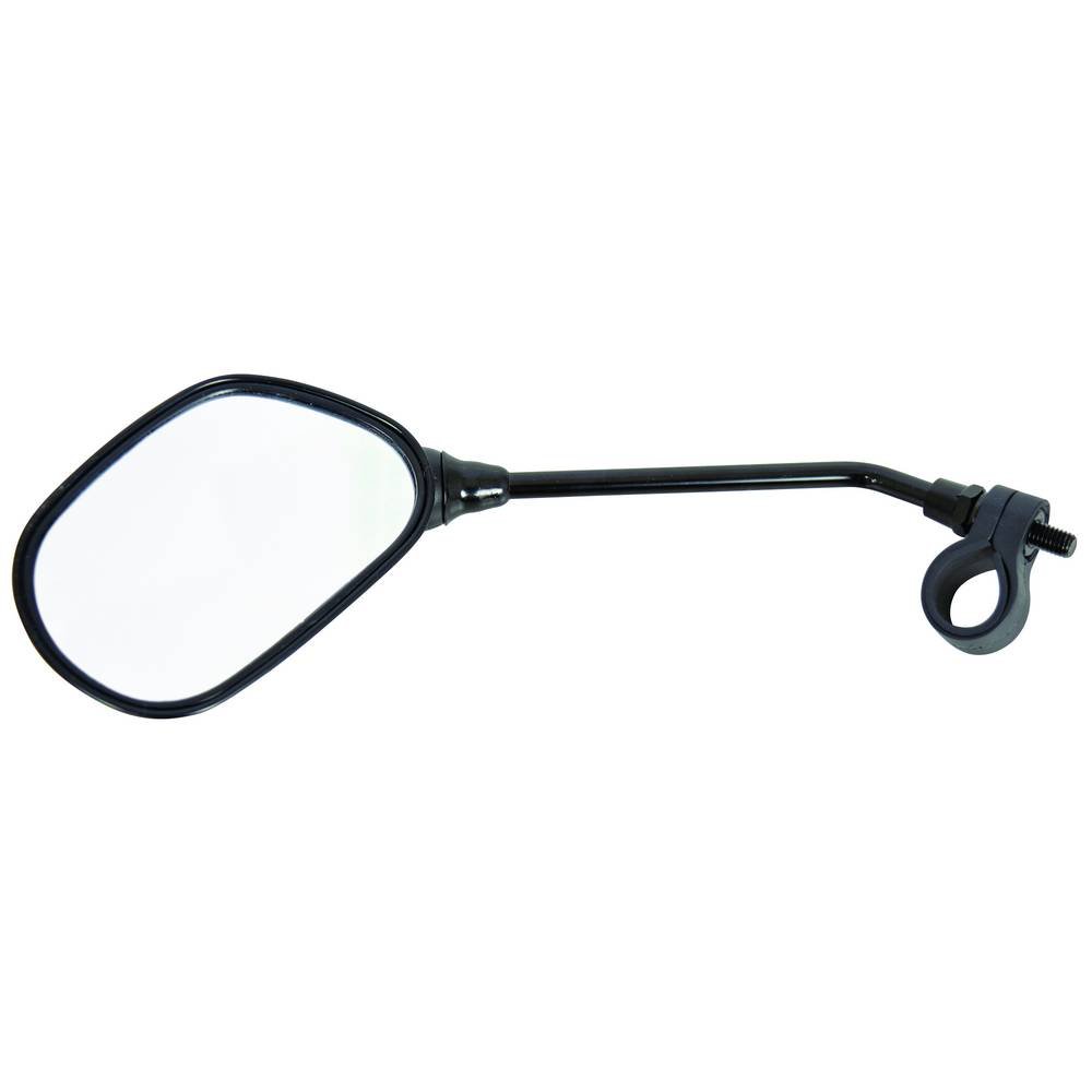 Dresco 5252100 Bike Mirror with Reflector – Black
