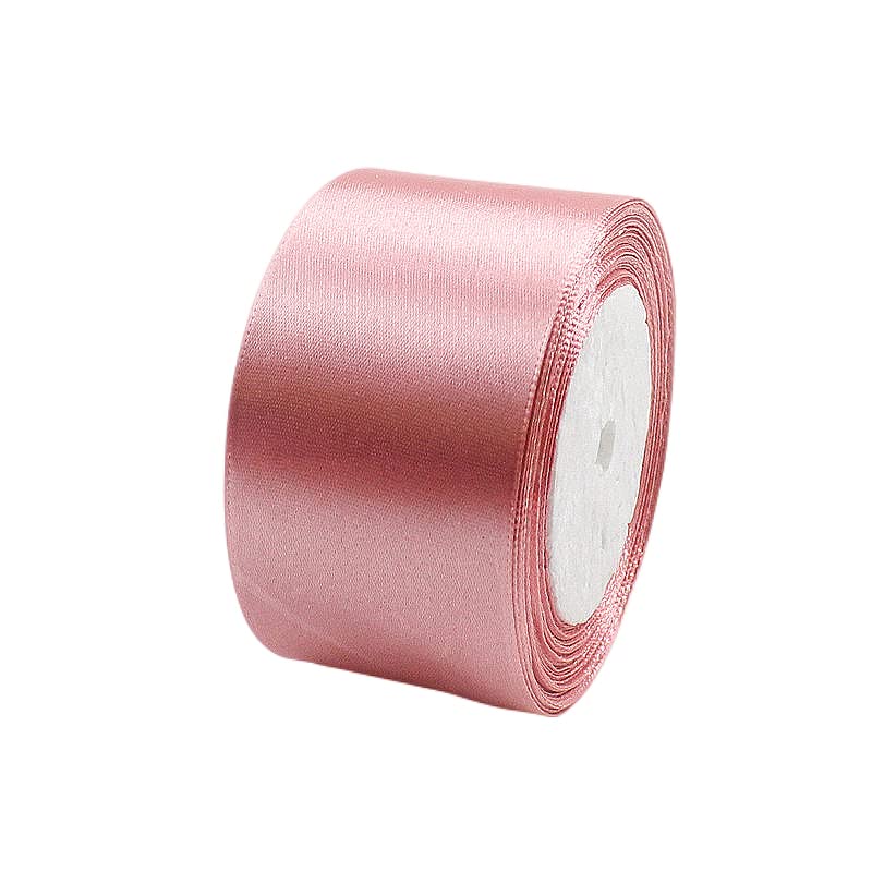 POPOYU 23m Wide Dusty Pink Satin Ribbon 50mm for Wedding Car,Large Fabric Ribbon 2 Inch Car Ribbon Thick Baby Blue Ribbon for Crafting,Gift Wrapping,Wedding,Christmas,DIY,Hair Bows,Cake Decorations — image 1